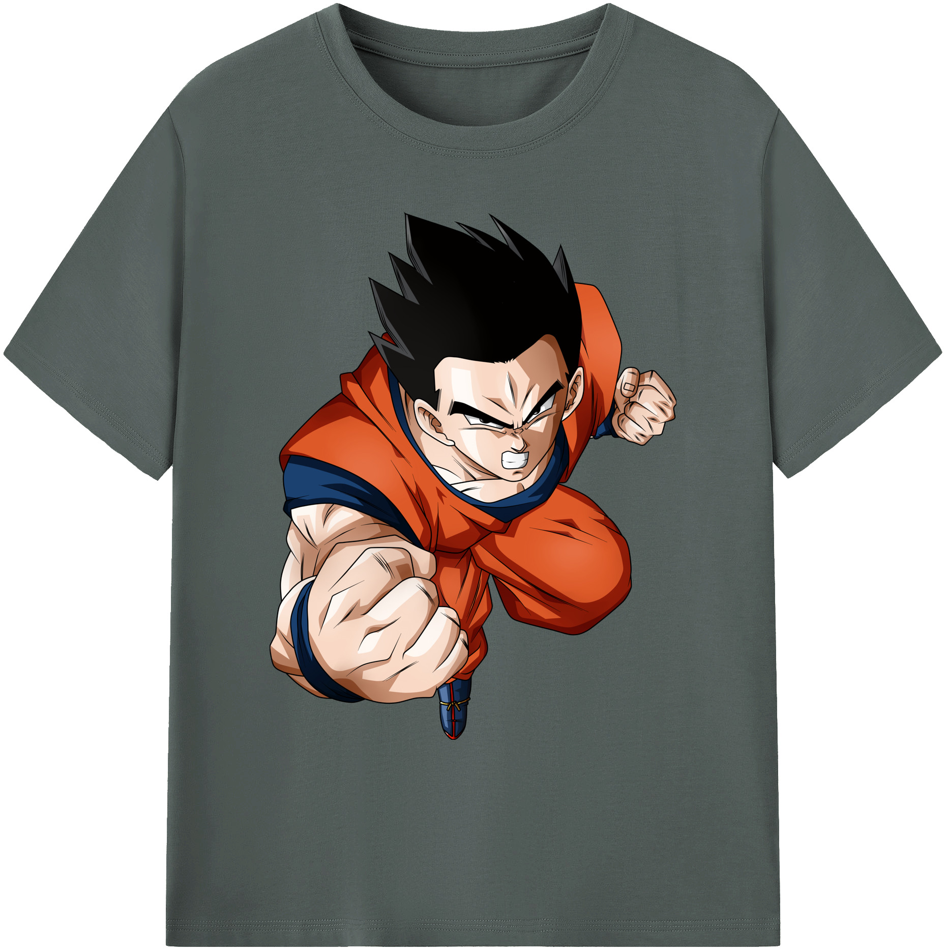 （画像用） ドラゴンボール 孫 悟飯（そんごはん）DRAGON BALL Son Gohan 綿100％ メンズ半袖Tシャツ｜肌触りやわらか＆通気性